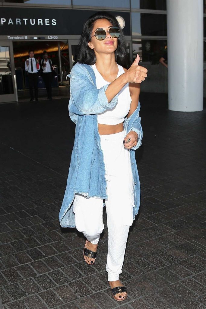Nicole Scherzinger Touches Down at LAX Airport in Los Angeles 07/13/2018-3