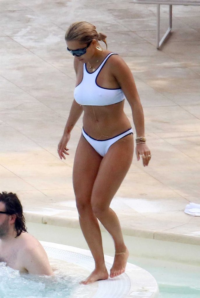 Rita Ora in Bikini on the Beach in the French Riviera 07/02/2018-3