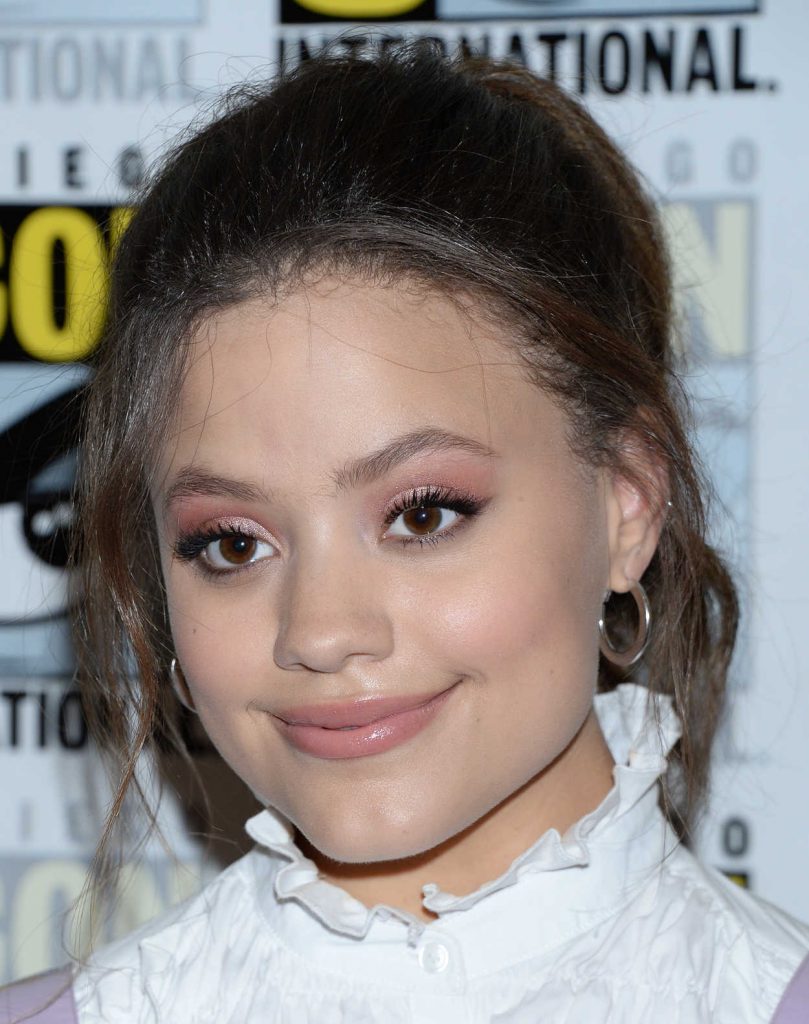 Sarah Jeffery at the Charmed TV Show Photocall in San Diego 07/19/2018-5