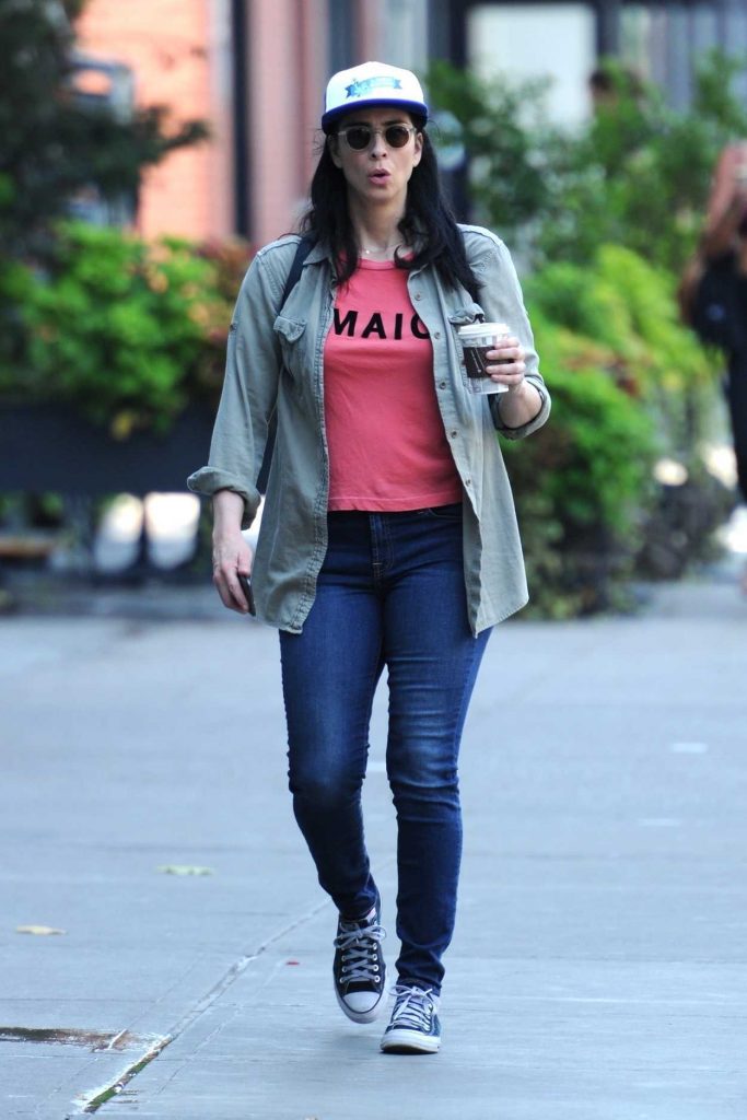 Sarah Silverman in a Converse Gym Shoes