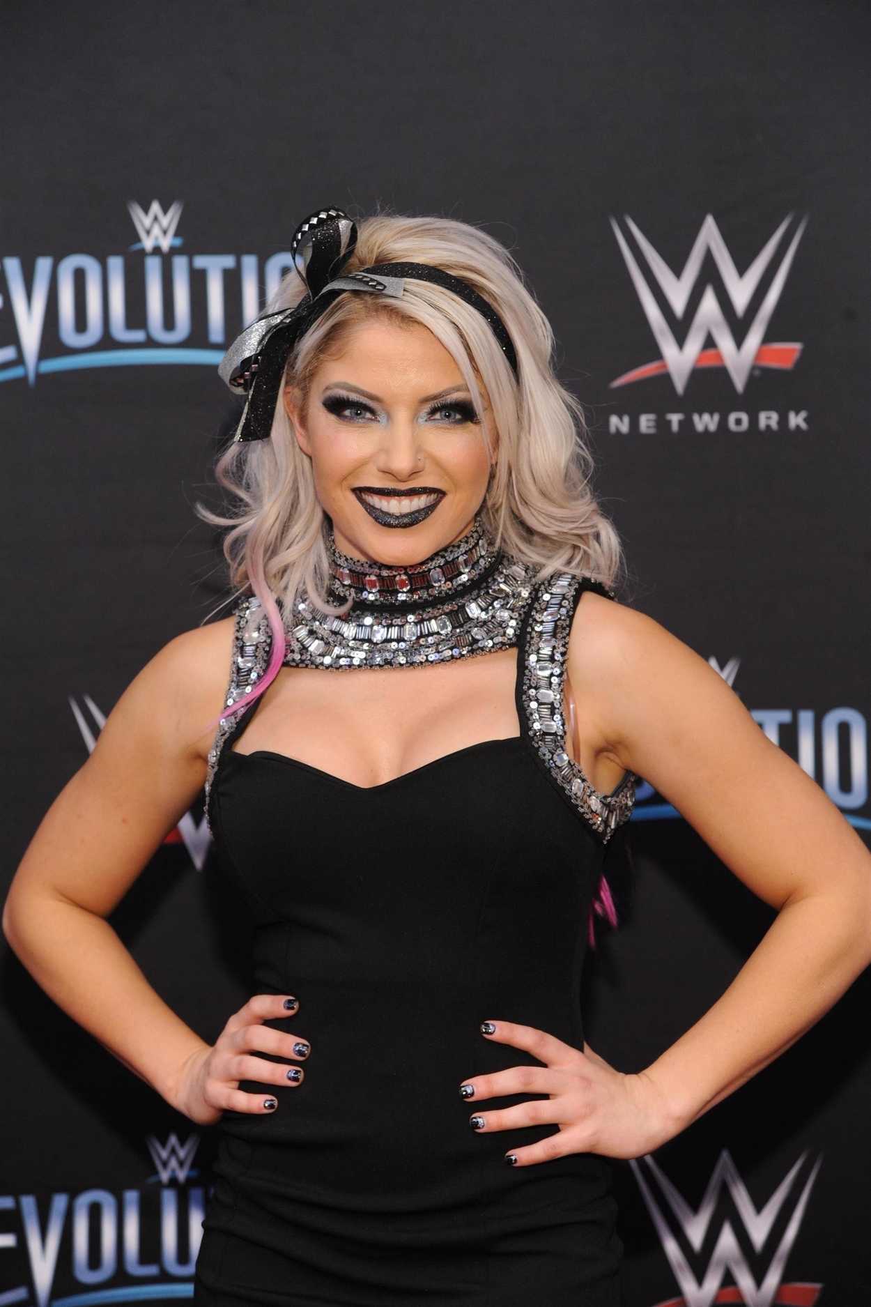 Alexa Bliss Attends WWE’s First Ever All-Women’s Event Evolution Red