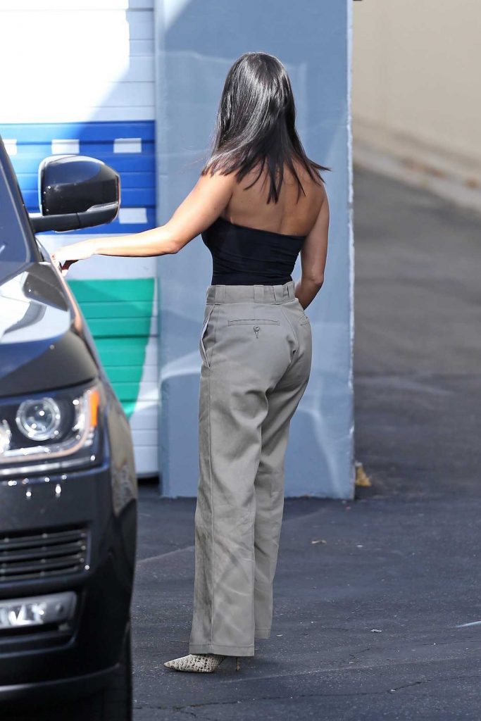 Kourtney Kardashian in a Black Top
