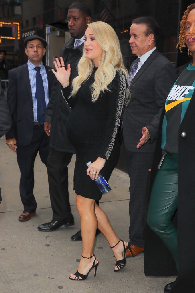 Carrie Underwood in a Black Dress