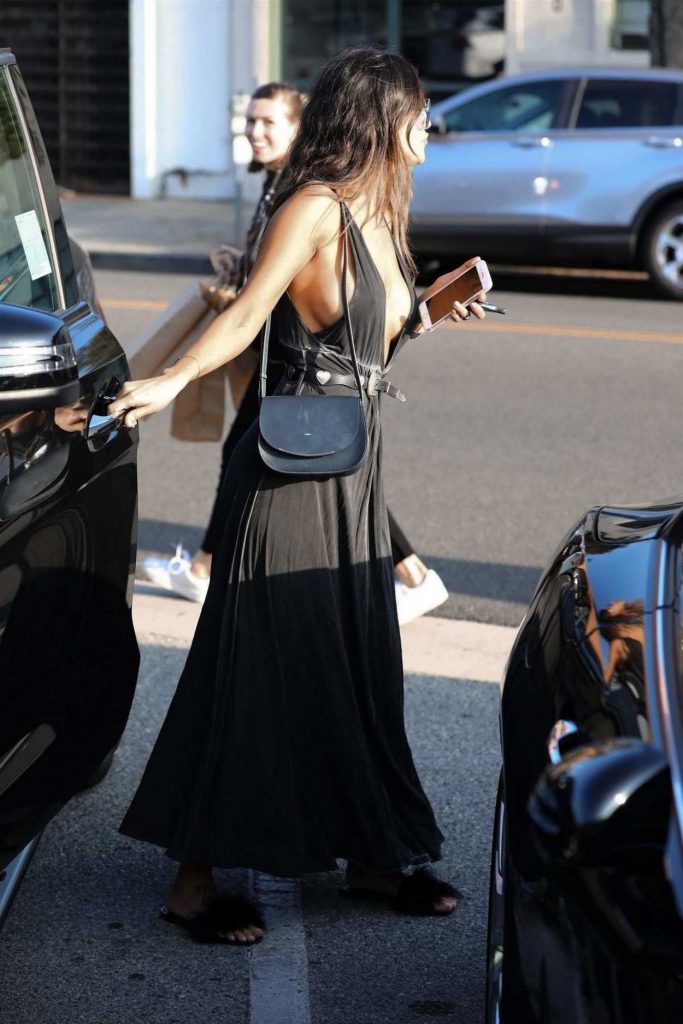 Eiza Gonzalez in a Black Dress