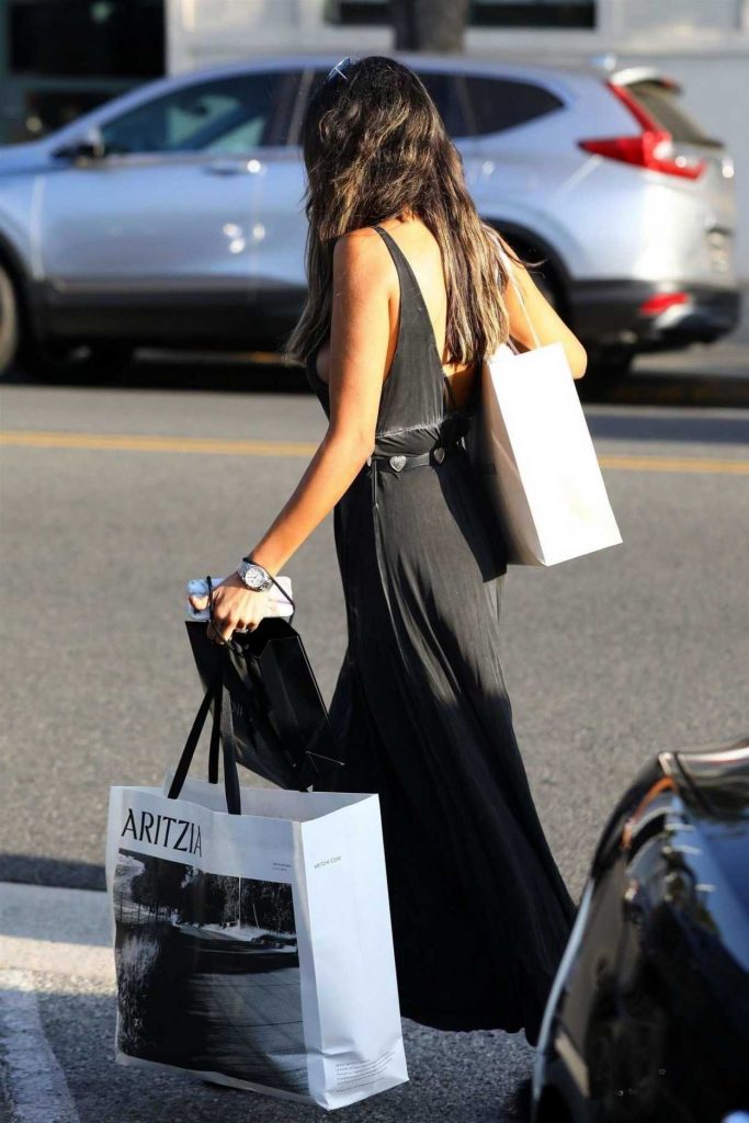 Eiza Gonzalez in a Black Dress