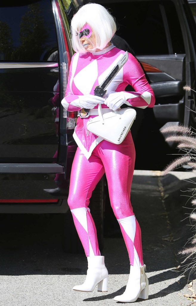 Fergie in a Pink Halloween Costume