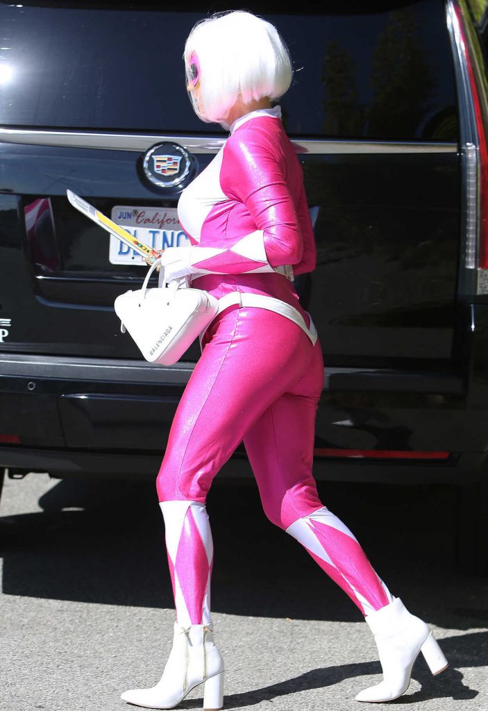 Fergie in a Pink Halloween Costume