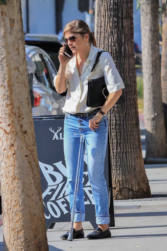 Selma Blair in a Blue Jeans