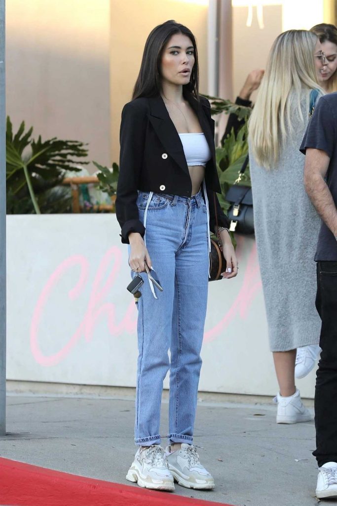 Madison Beer in a Blue Jeans