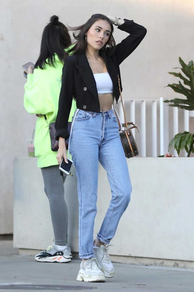Madison Beer in a Blue Jeans