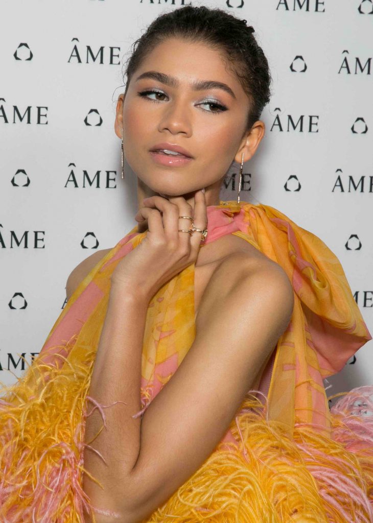 Zendaya Attends AME Jewelry Launch Event at Eric Buterbaugh Gallery in ...