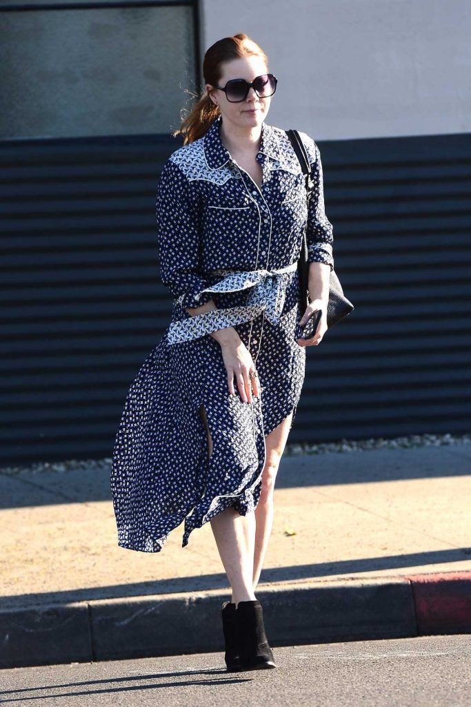 Amy Adams in a Polka Dot Dress