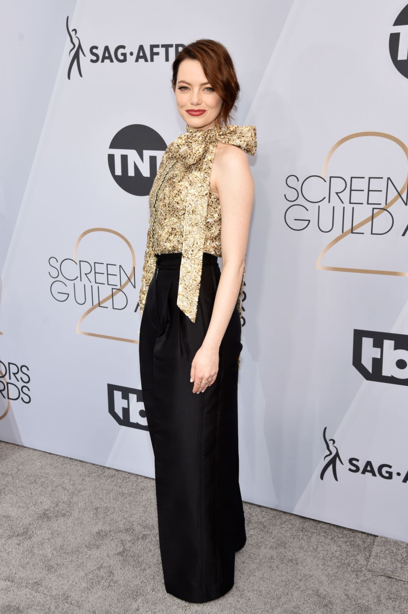 Emma Stone Attends the 25th Annual Screen Actors Guild Awards in Los ...