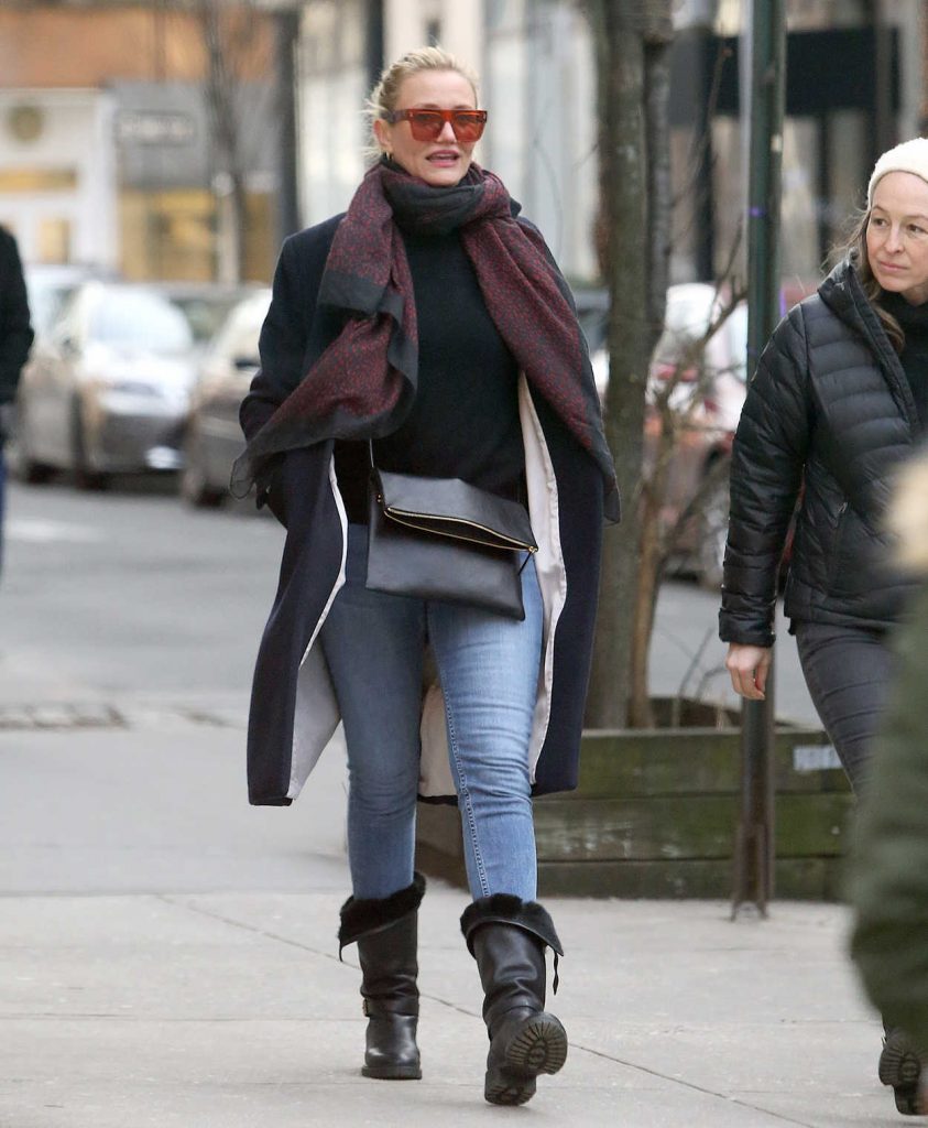 Cameron Diaz in a Black Boots