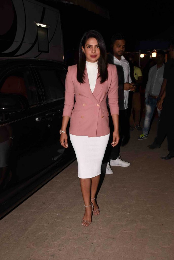 Priyanka Chopra in a White Dress