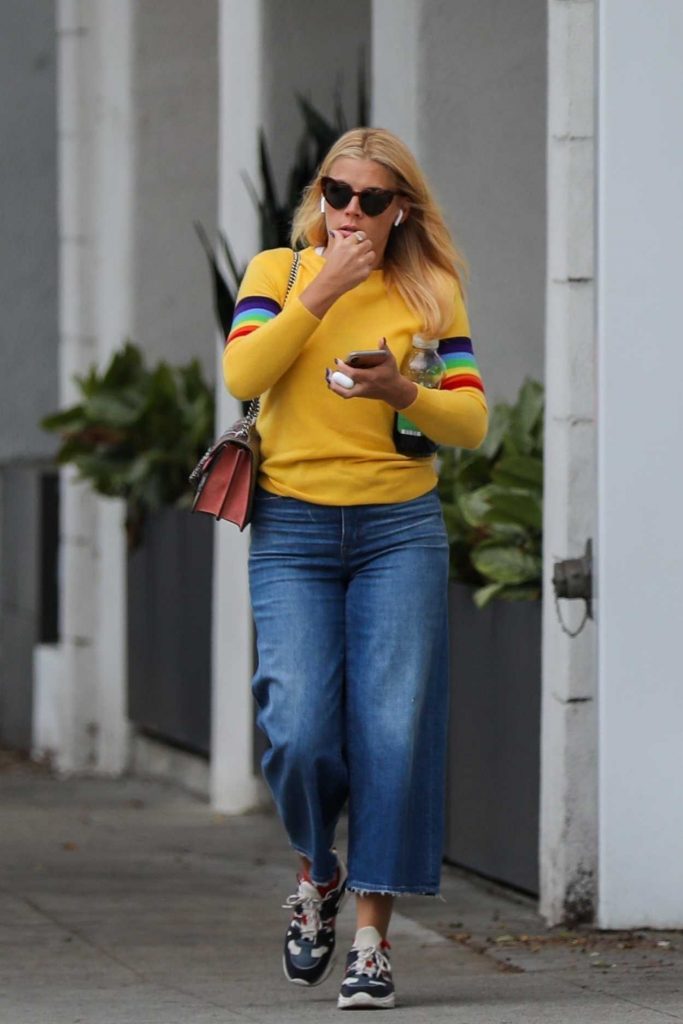 Busy Philipps in a Yellow Sweater