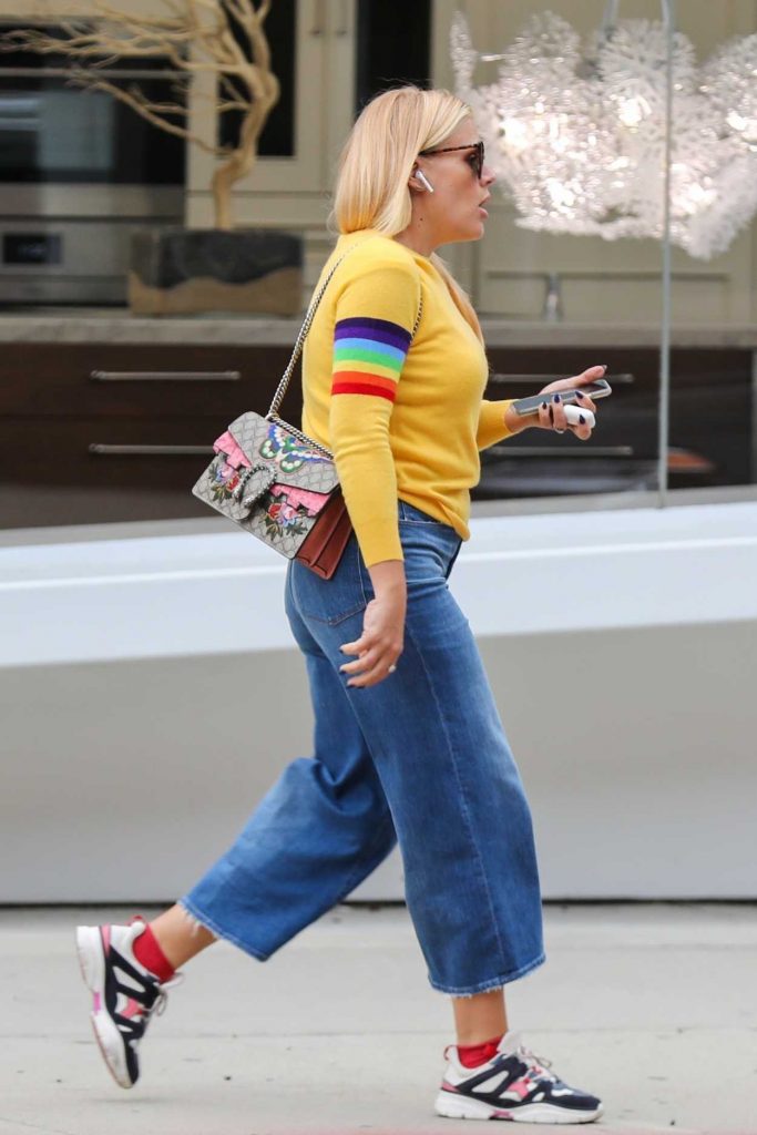 Busy Philipps in a Yellow Sweater