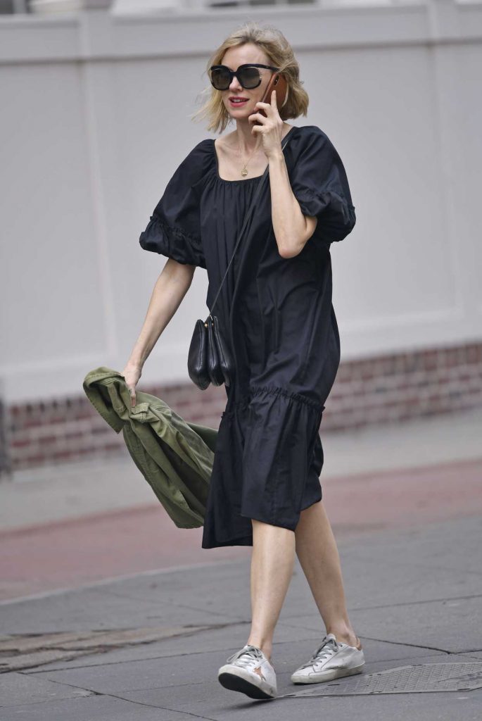 Naomi Watts in a Black Dress