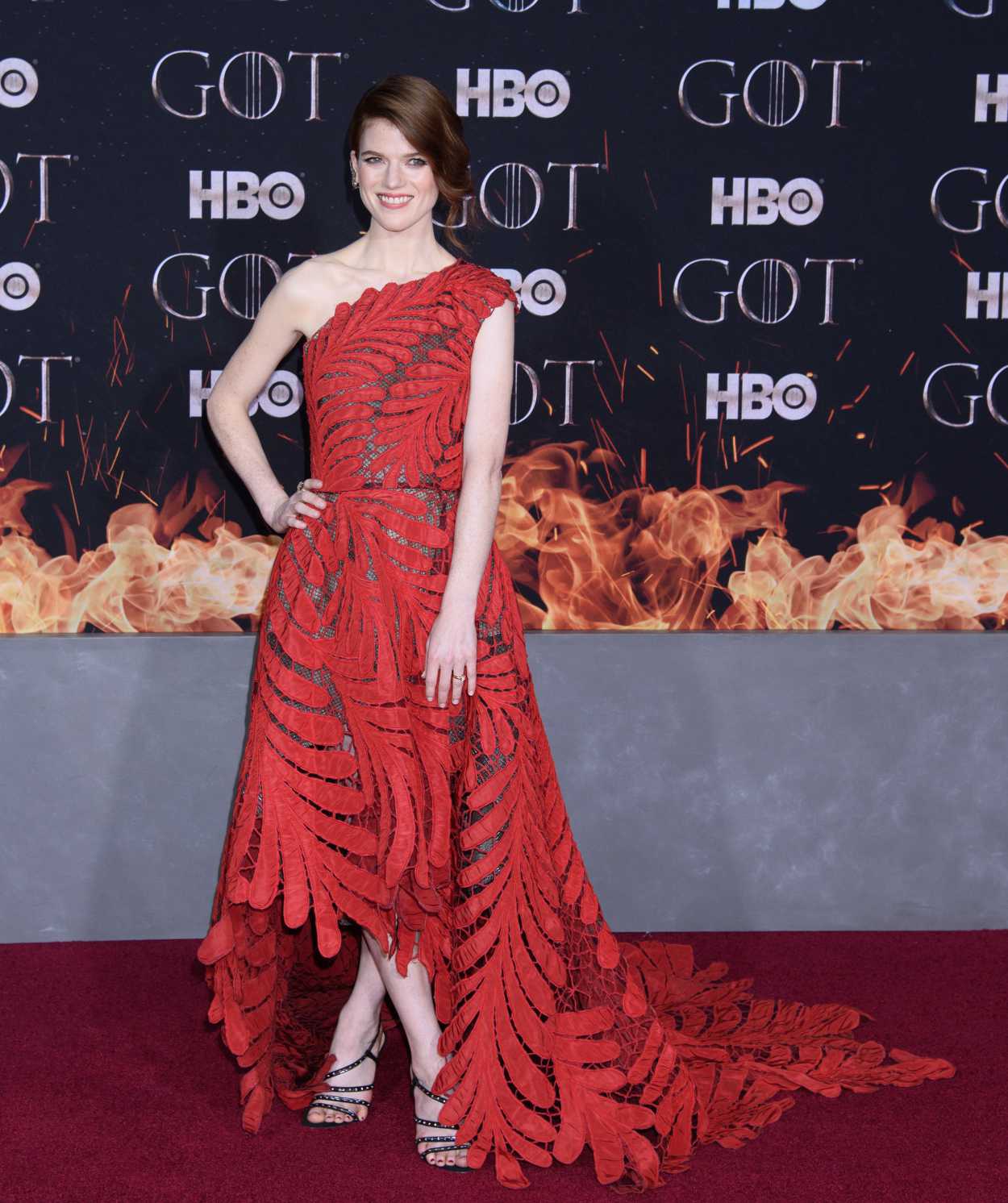 Rose Leslie Attends the Game of Thrones Season 8 Premiere in New York ...