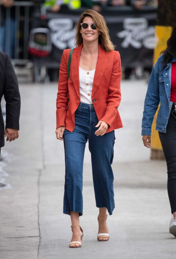 Cobie Smulders in a Red Blazer