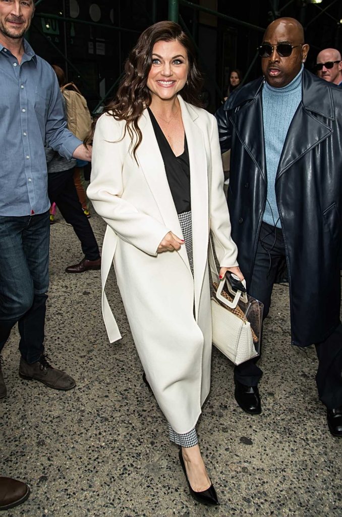 Tiffani Thiessen in a White Coat