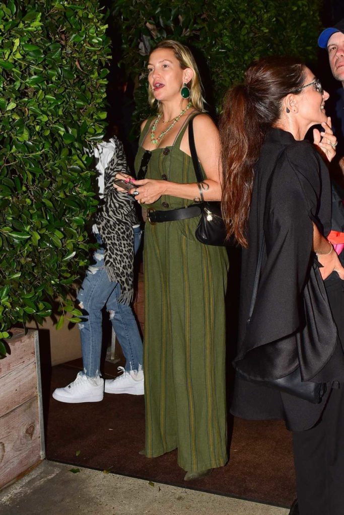 Kate Hudson in a Green Jumpsuit