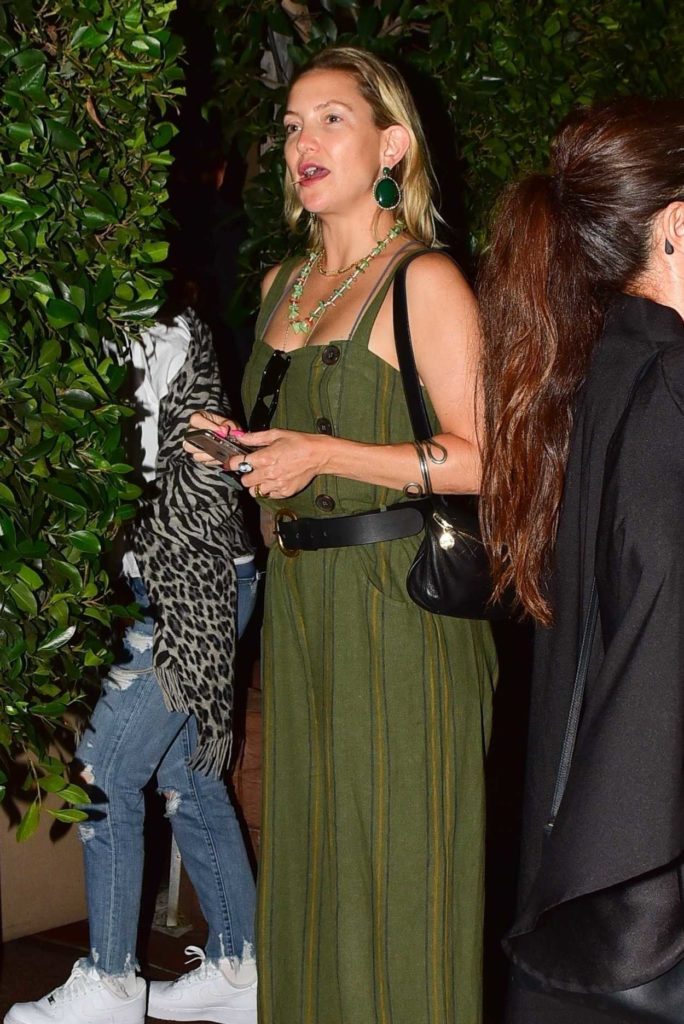 Kate Hudson in a Green Jumpsuit