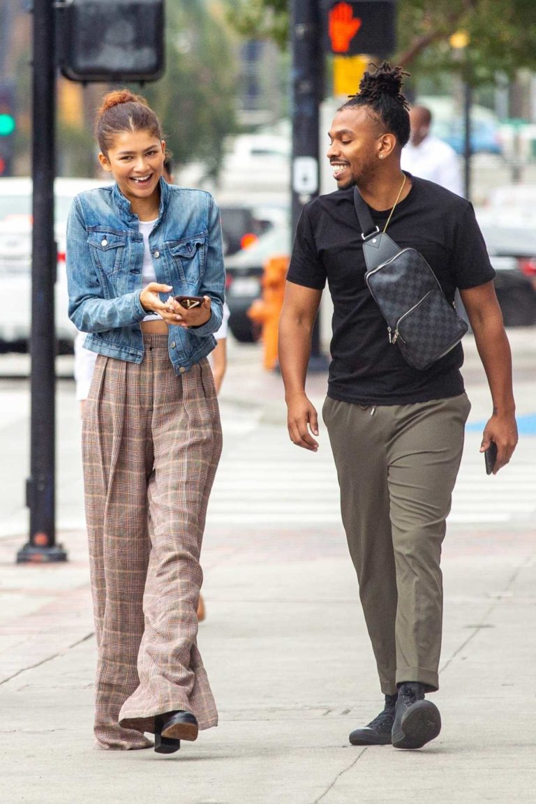 Zendaya Out with Her Brother Austin Leaves the Granville Restaurant in ...