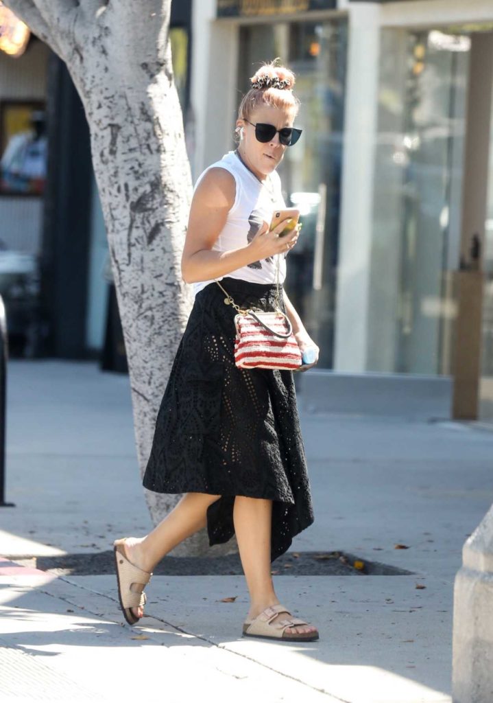 Busy Philipps in a Black Skirt