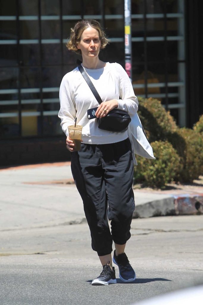 Sarah Paulson in a Black Pants