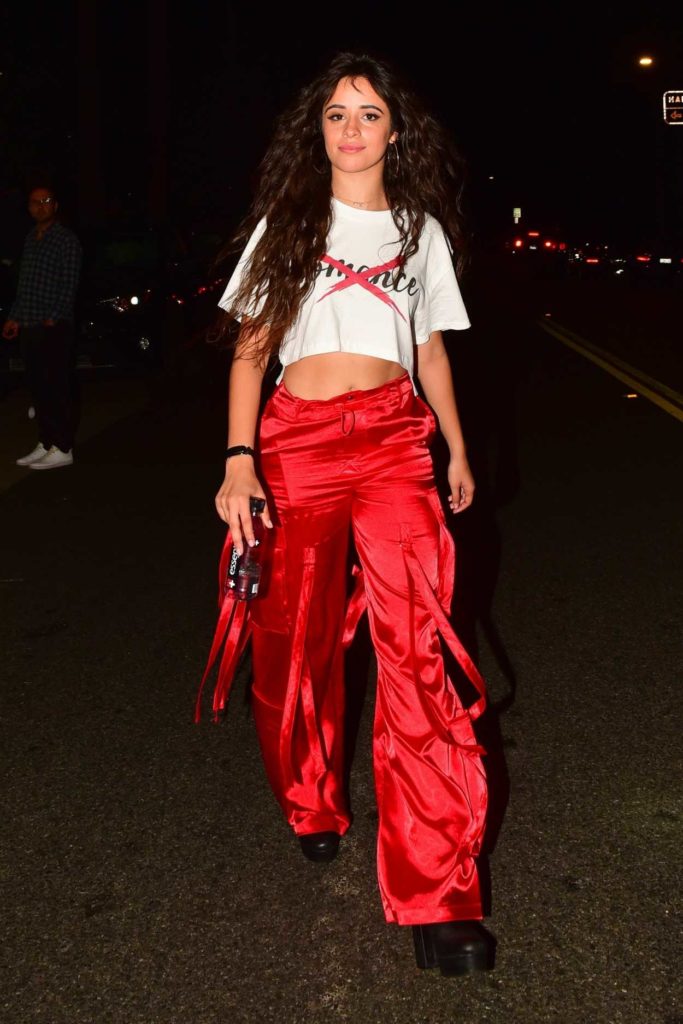 Camila Cabello in a Red Pants