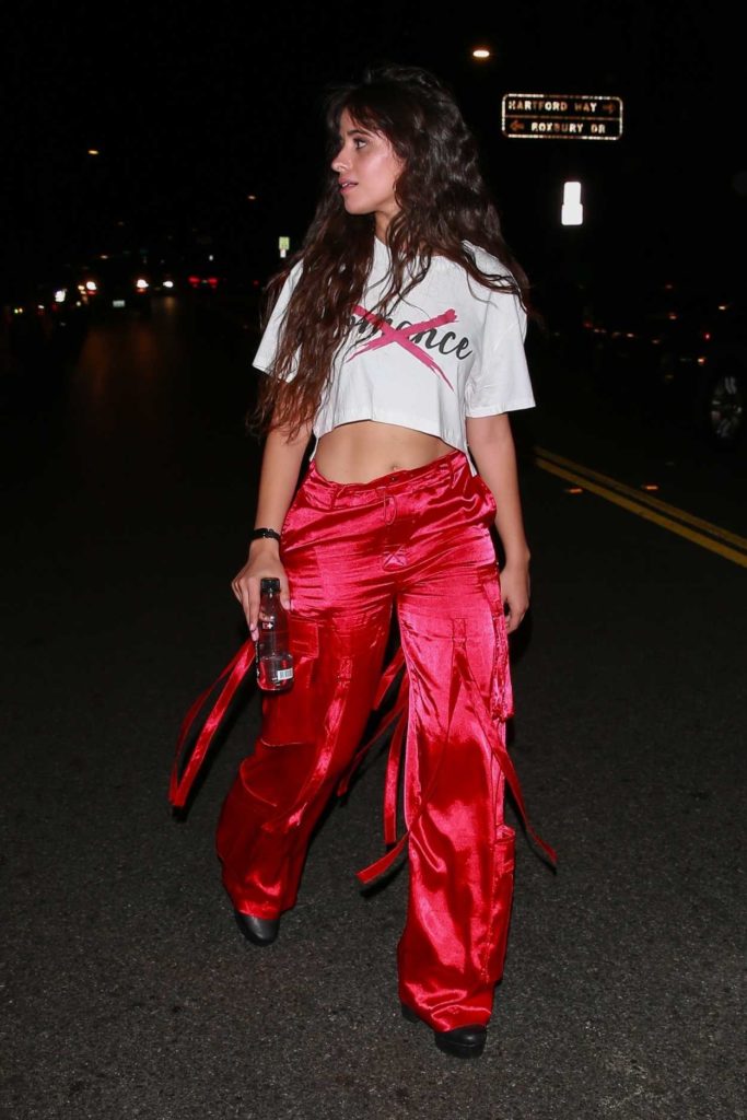 Camila Cabello in a Red Pants