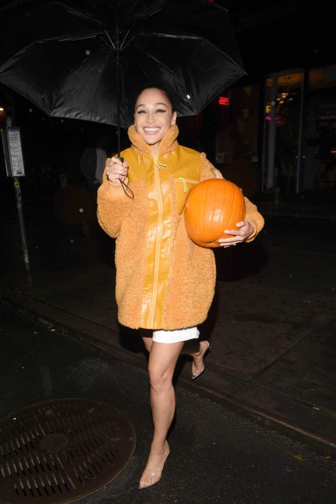 Cara Santana in a Yellow Jacket