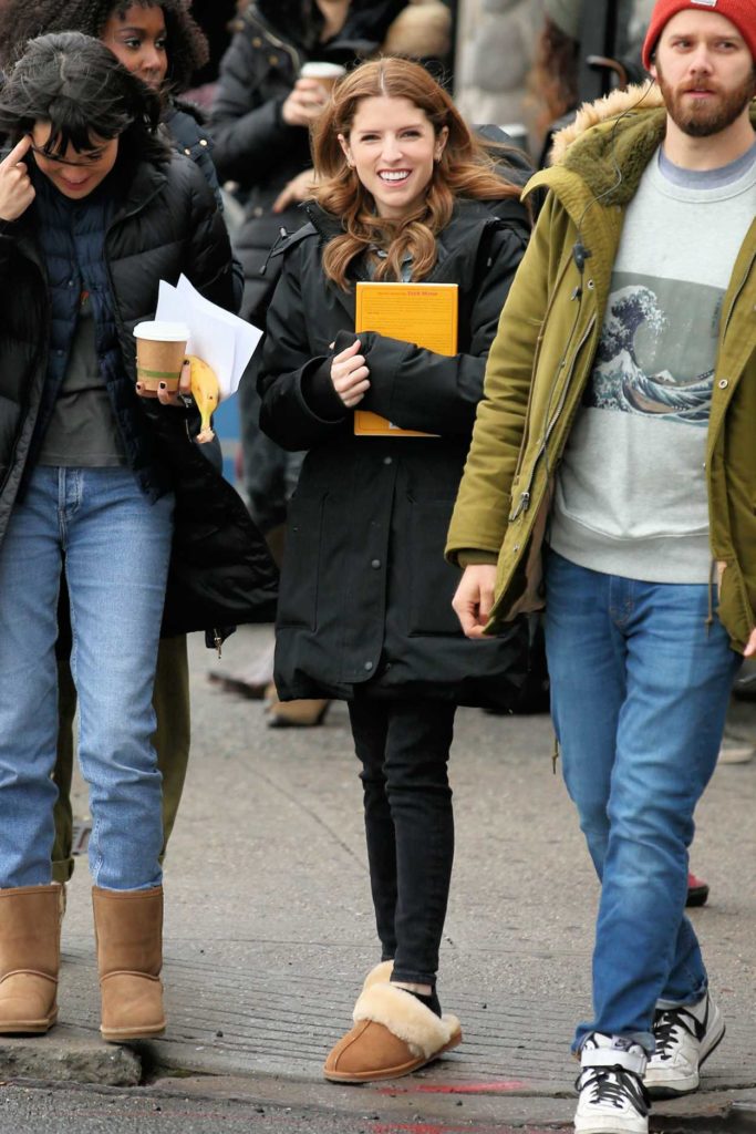 Anna Kendrick in a Black Jacket