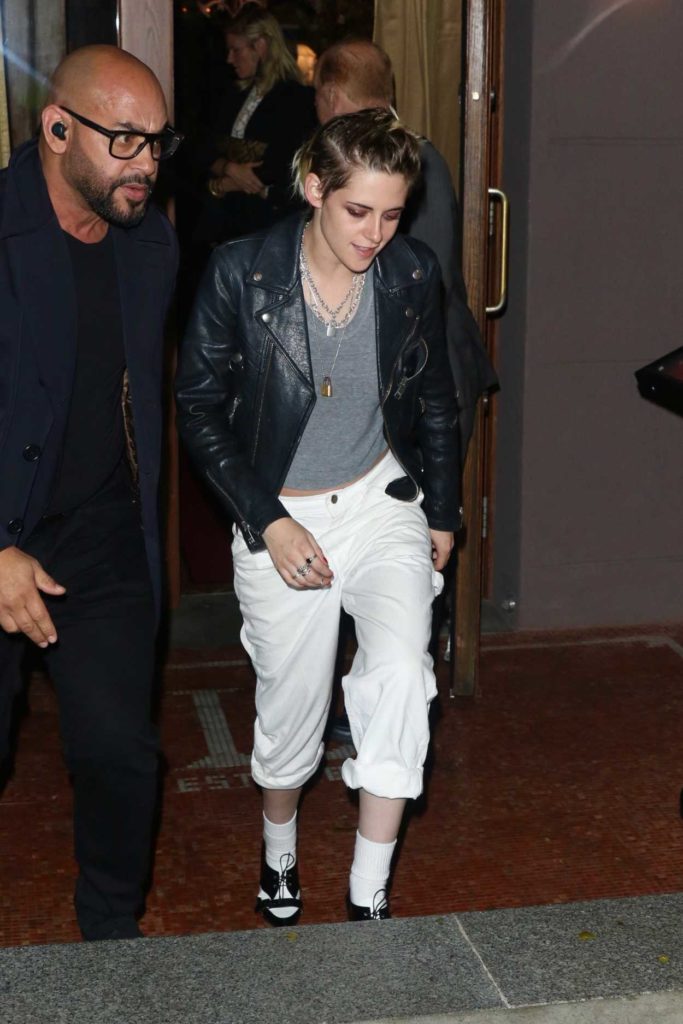 Kristen Stewart in a White Pants