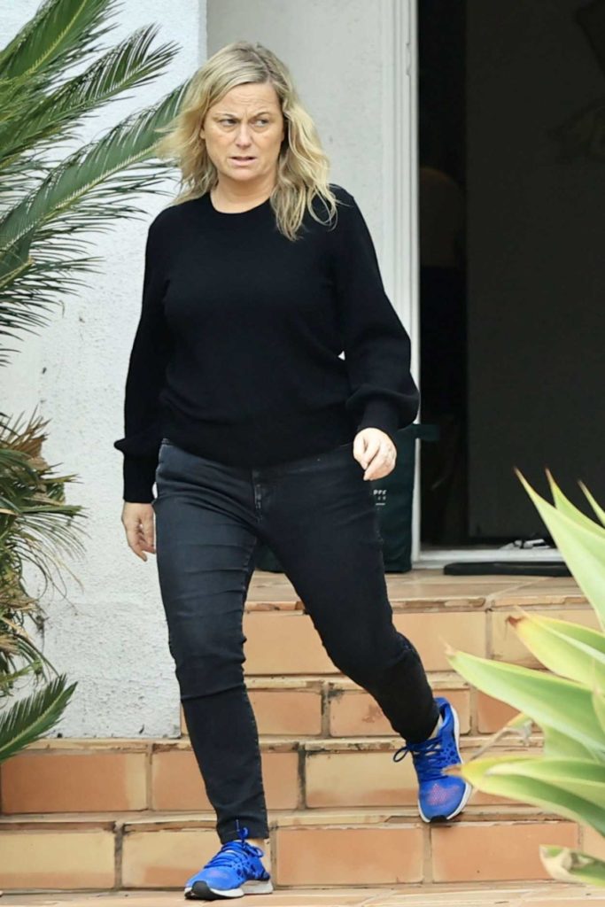 Amy Poehler in a Blue Sneakers