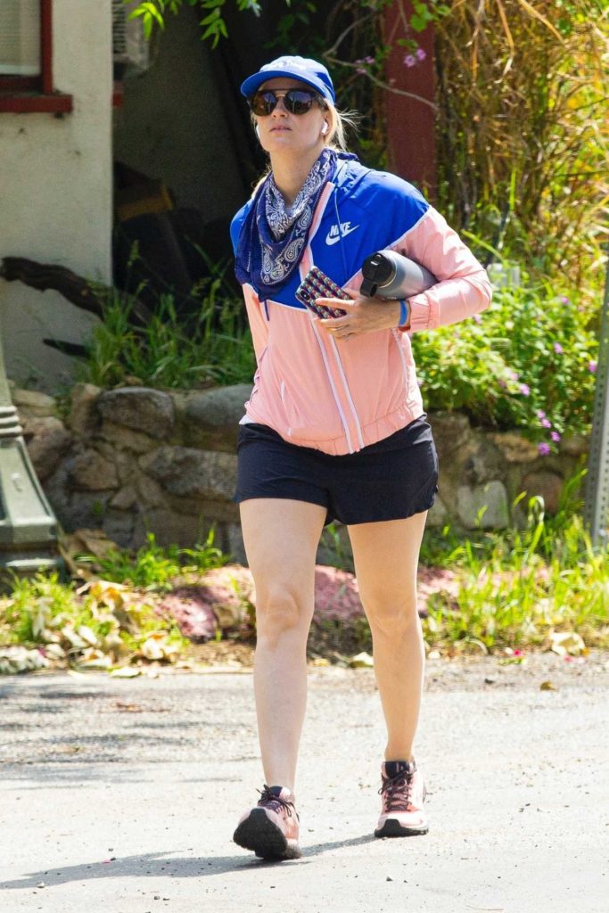 Beth Behrs in a Black Shorts