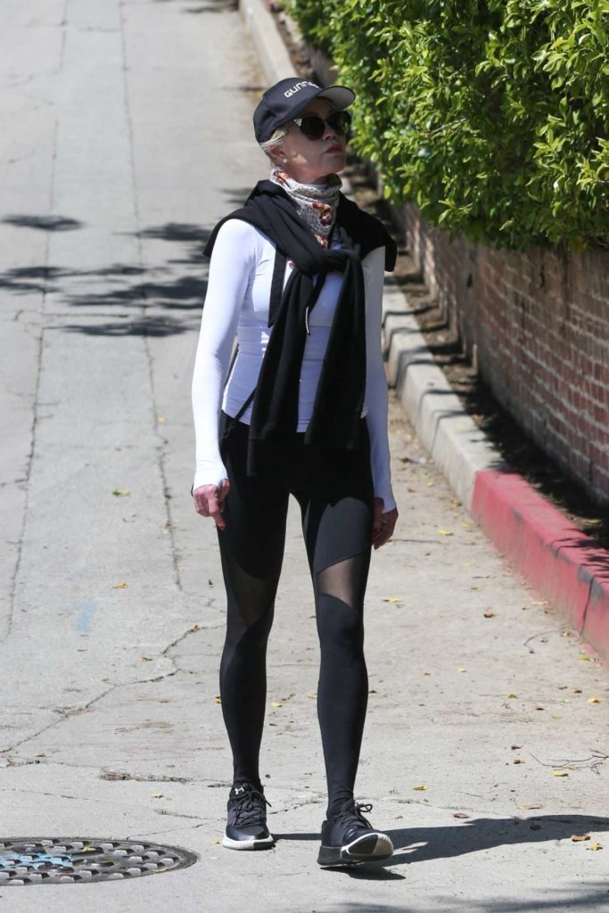Melanie Griffith in a Black Leggings