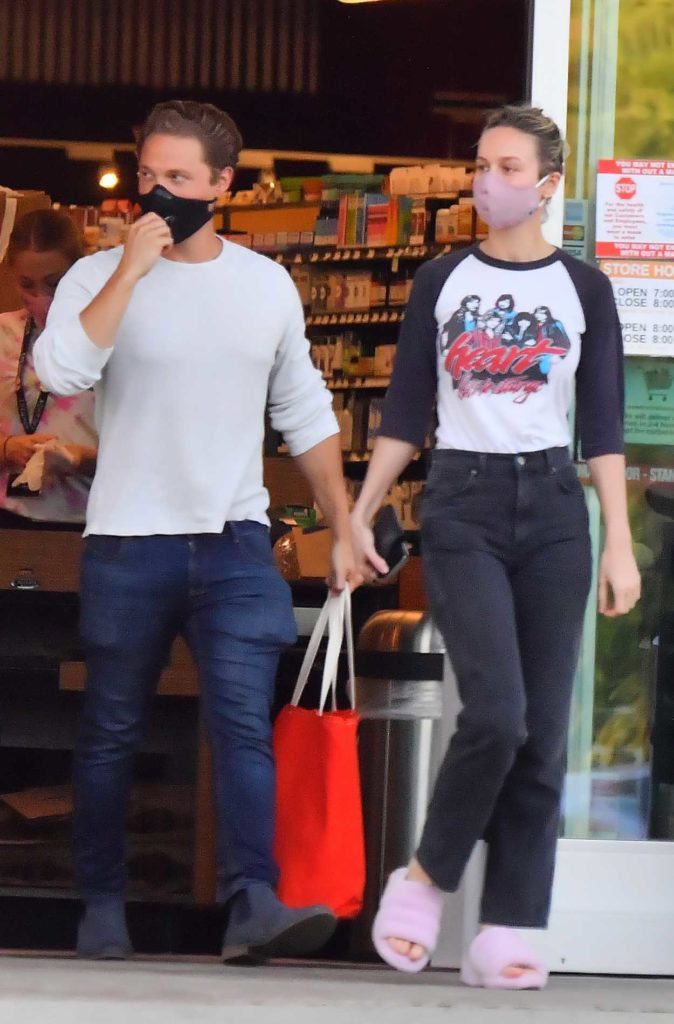 Brie Larson Goes Shopping Out with Her Boyfriend Elijah Allan-Blitz in ...