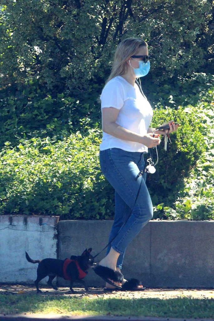 Kaitlin Doubleday in a Protective Mask