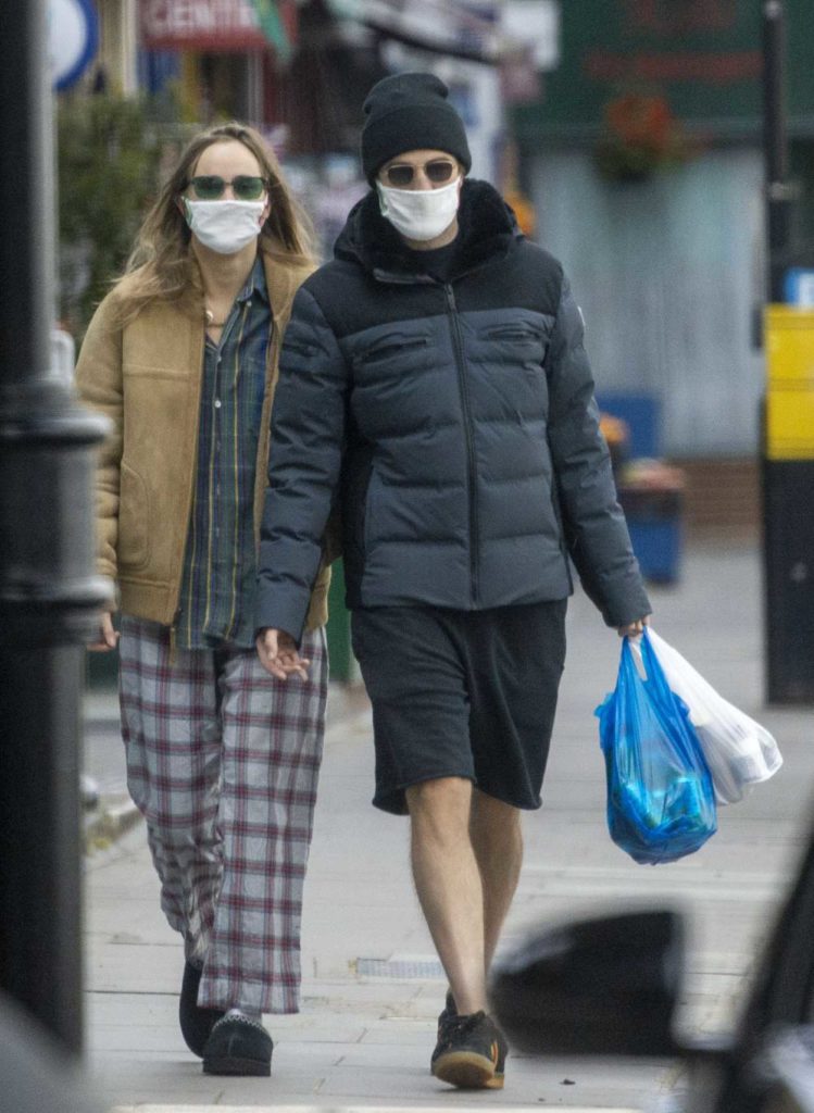 Robert Pattinson in a Protective Mask