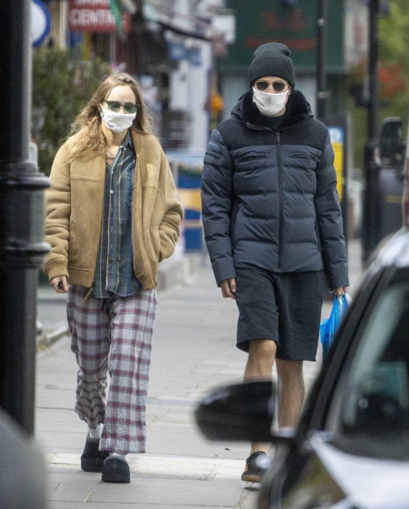 Robert Pattinson in a Protective Mask