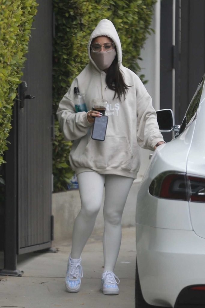 Ariana Grande in a Protective Mask