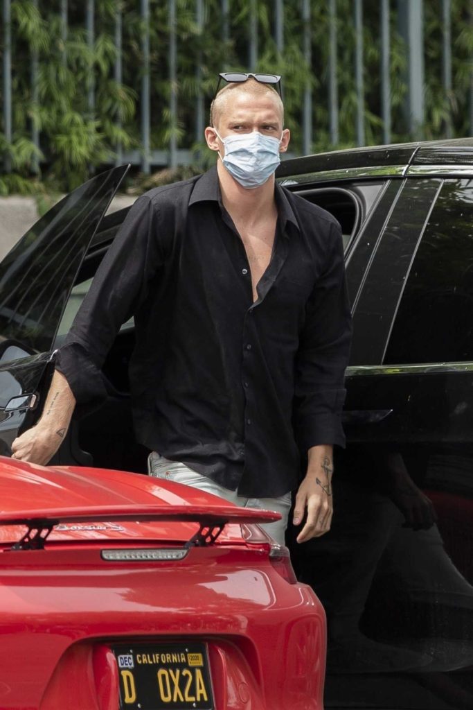 Cody Simpson in a Black Shirt