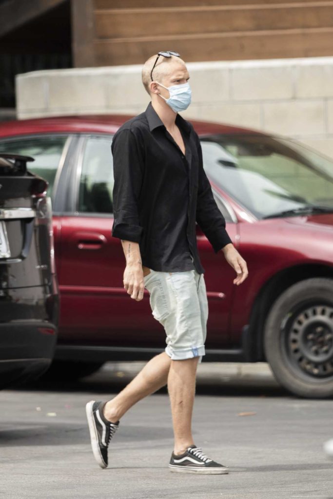 Cody Simpson in a Black Shirt