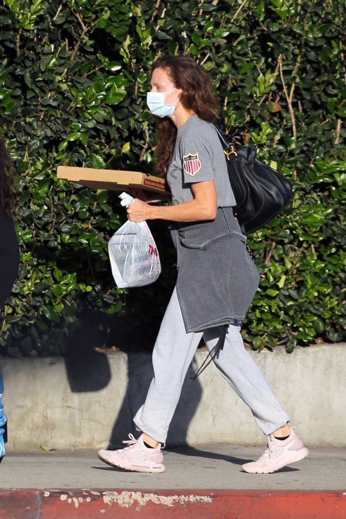 Emilie Livingston in a Protective Mask