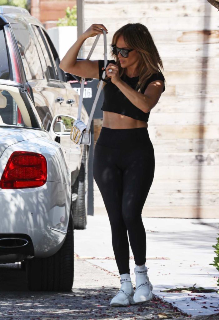 Jennifer Lopez in a Black Top