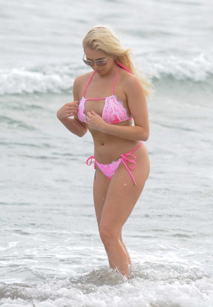 Shannen Reilly McGrath in a Pink Bikini