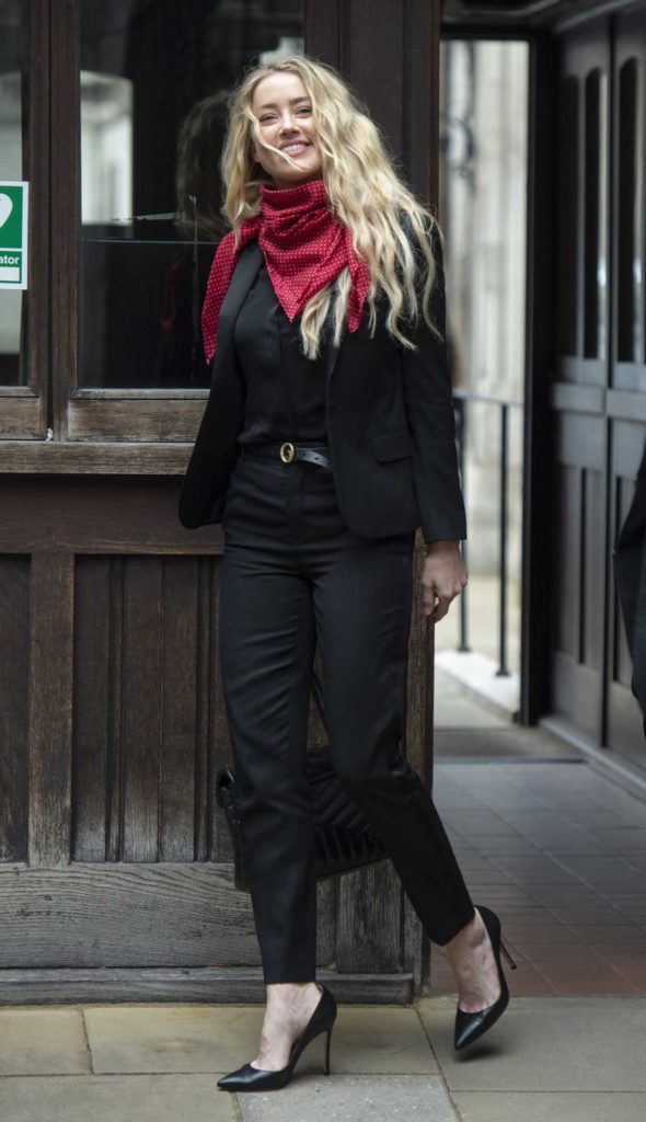 Amber Heard in a Black Blazer