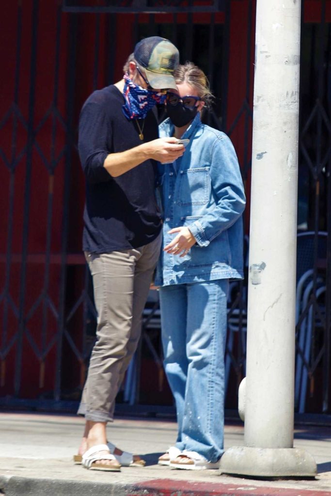 Chris Pine in a Bandana as a Face Mask
